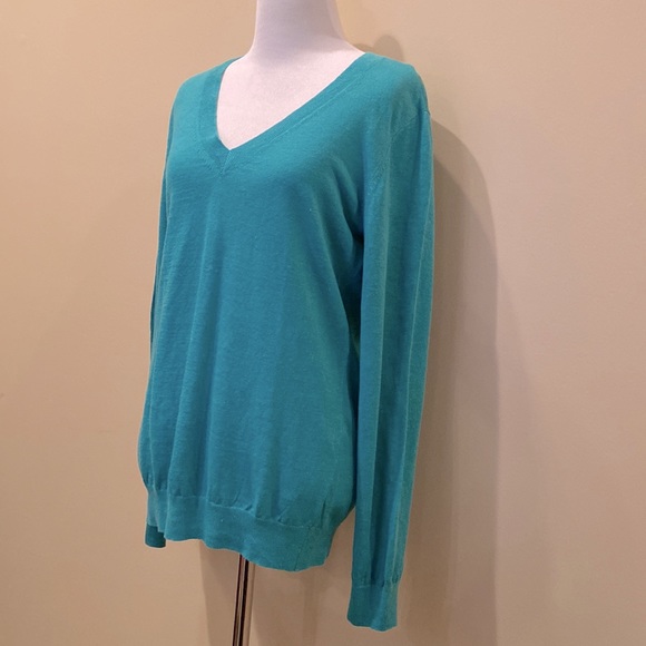 NWOT Tommy Bahama linen sweater size M, v neck, lightweight - Picture 4 of 6